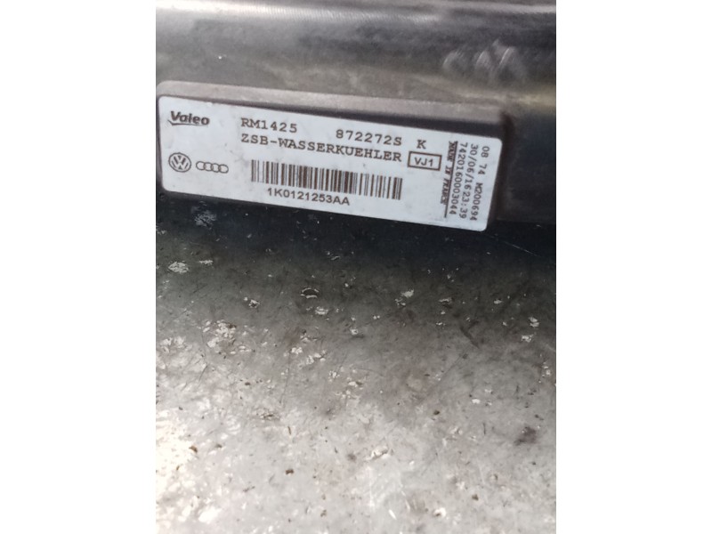 Recambio de radiador agua para audi a3 (8p1) 1.9 tdi referencia OEM IAM RM1425 8722725K ZSBWASSERKUEHLER 