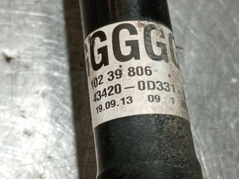 Recambio de transmision delantera izquierda para toyota yaris live referencia OEM IAM 434200D331  