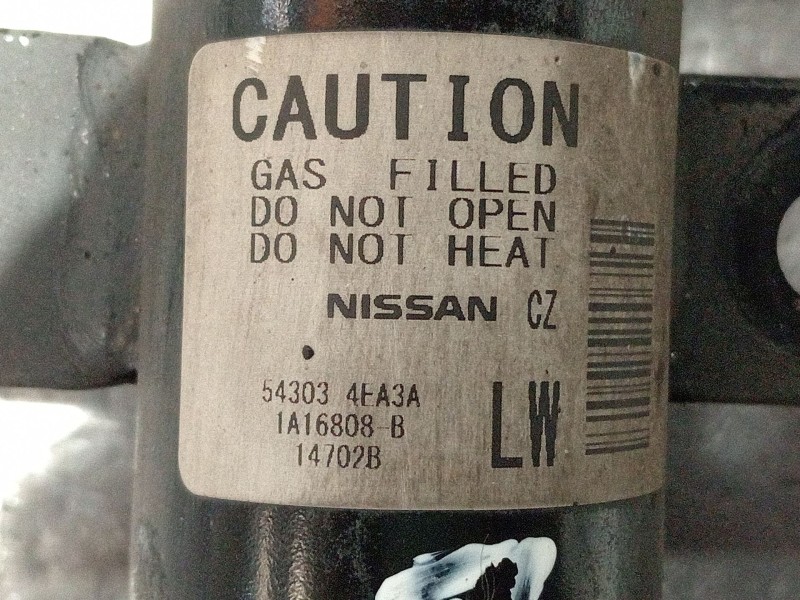 Recambio de amortiguador delantero izquierdo para nissan qashqai ii (j11, j11_) 1.5 dci referencia OEM IAM 543034EA3A 1A16808B 
