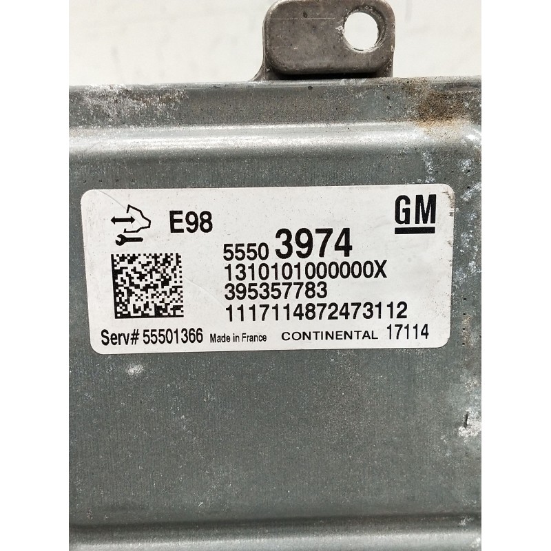 Recambio de centralita motor uce para opel insignia b sports tourer (z18) 2.0 cdti (35) referencia OEM IAM 55503974 395357783 11