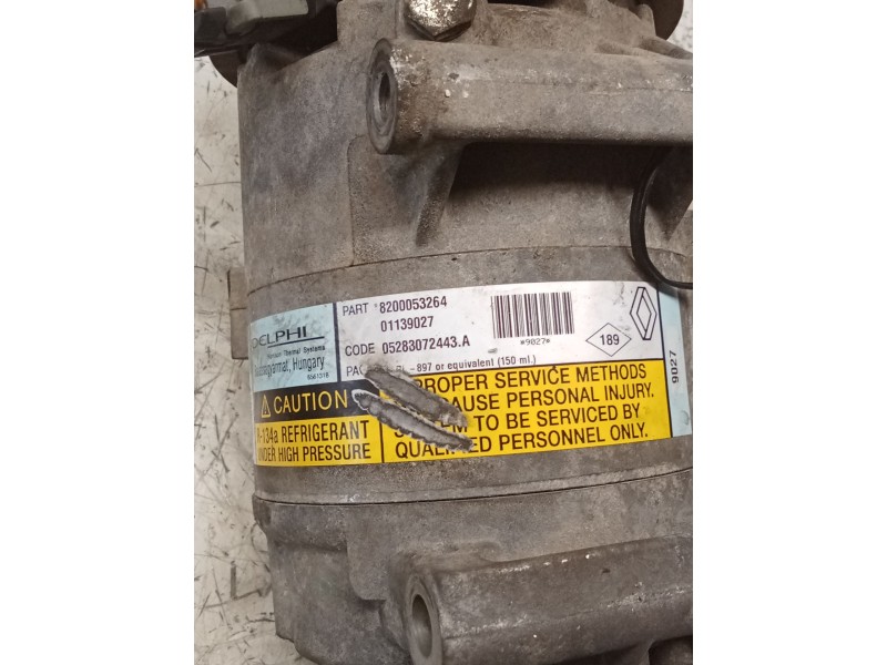 Recambio de compresor aire acondicionado para renault megane ii classic berlina confort authentique referencia OEM IAM 820005326