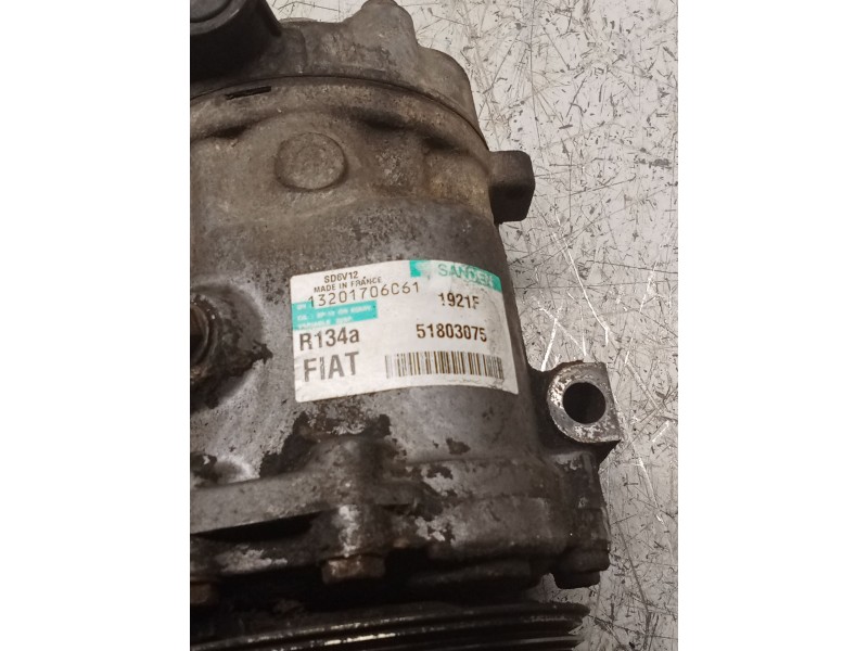 Recambio de compresor aire acondicionado para fiat punto (evo) (199) dynamic referencia OEM IAM 51803075  
