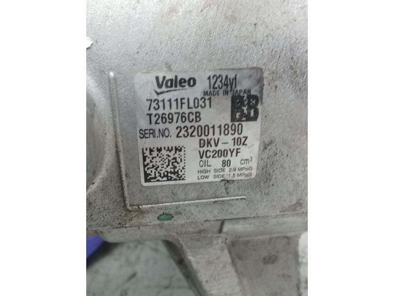 Recambio de compresor aire acondicionado para subaru xv (gt) 2.0 i e-boxer awd (gte) referencia OEM IAM 73111FL031  