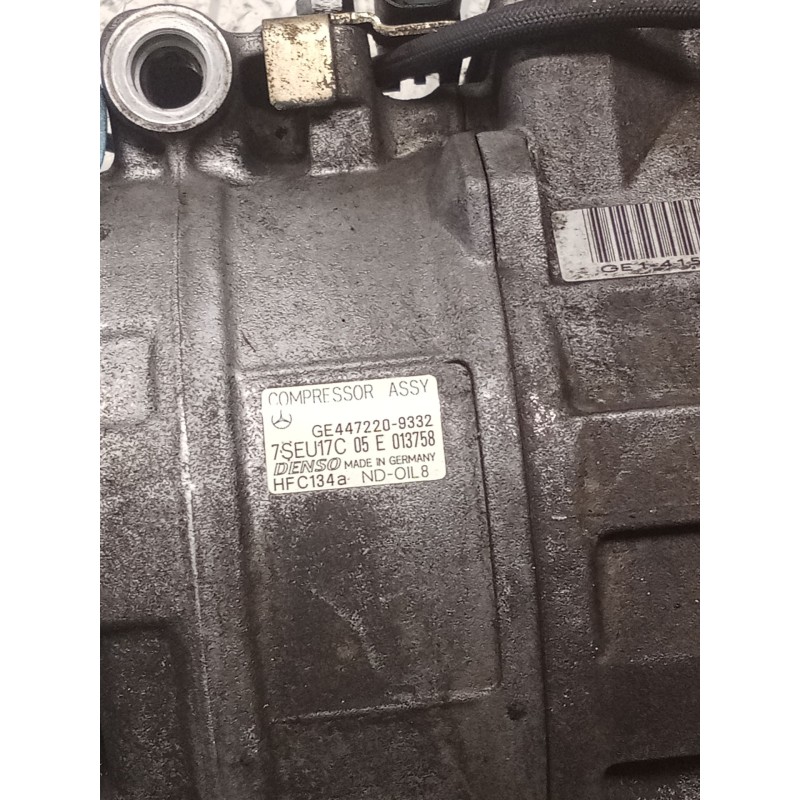 Recambio de compresor aire acondicionado para mercedes-benz clase e (w211) berlina referencia OEM IAM GE4472209332  