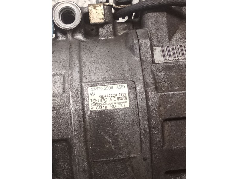 Recambio de compresor aire acondicionado para mercedes-benz clase e (w211) berlina referencia OEM IAM GE4472209332  
