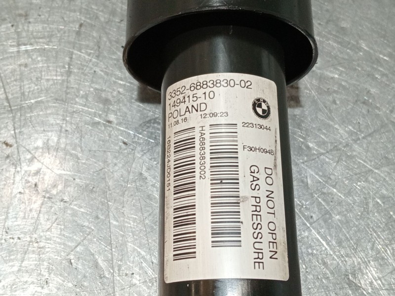 Recambio de amortiguador trasero izquierdo para bmw serie 3 lim. (f30) referencia OEM IAM 3352688383002 14941510 