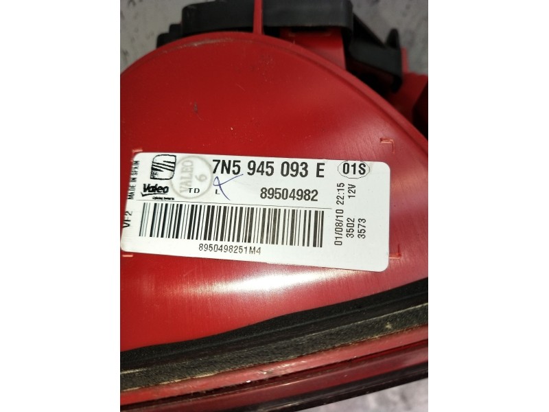 Recambio de piloto trasero izquierdo interior para seat alhambra (710, 711) 2.0 tdi referencia OEM IAM   