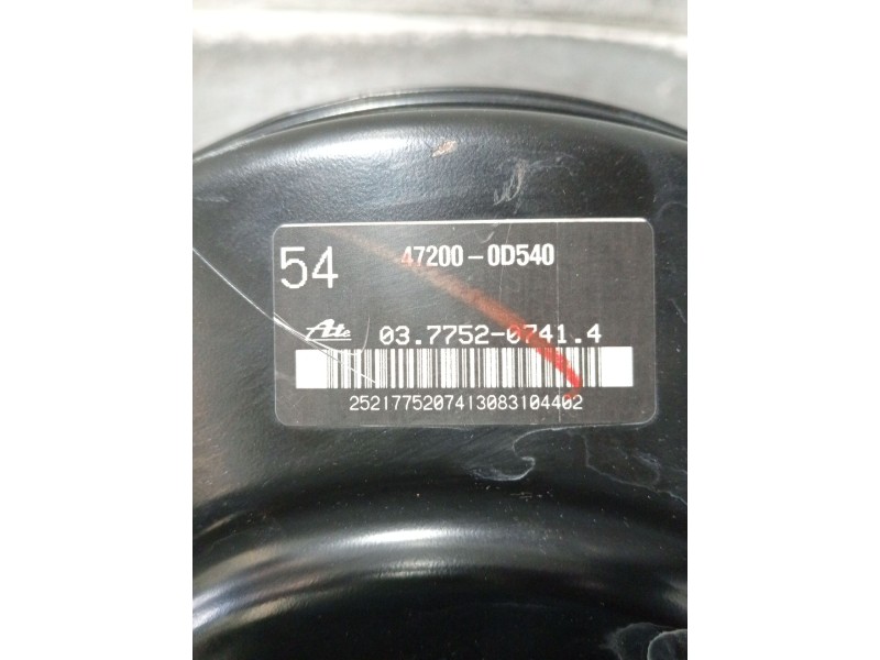 Recambio de servofreno para toyota yaris live referencia OEM IAM 472000D540 03775207414 