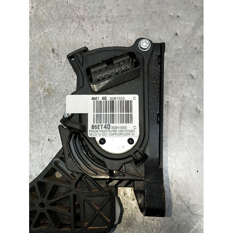 Recambio de potenciometro pedal para citroën c4 spacetourer 1.2 referencia OEM IAM 9674829780  