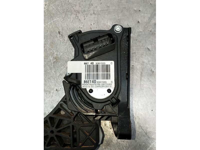 Recambio de potenciometro pedal para citroën c4 spacetourer 1.2 referencia OEM IAM 9674829780  