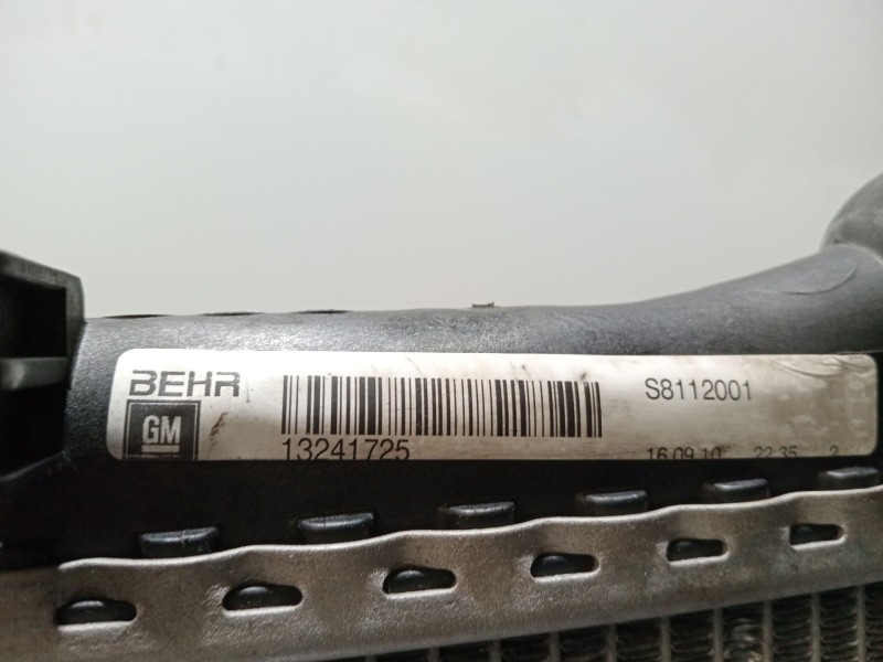 Recambio de radiador agua para opel insignia a (g09) 2.0 cdti (68) referencia OEM IAM 13241725 S8112001 