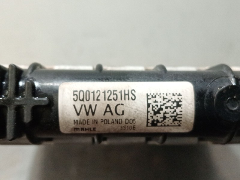 Recambio de radiador agua para seat leon sportstourer (kl8) referencia OEM IAM 5Q121251HS  