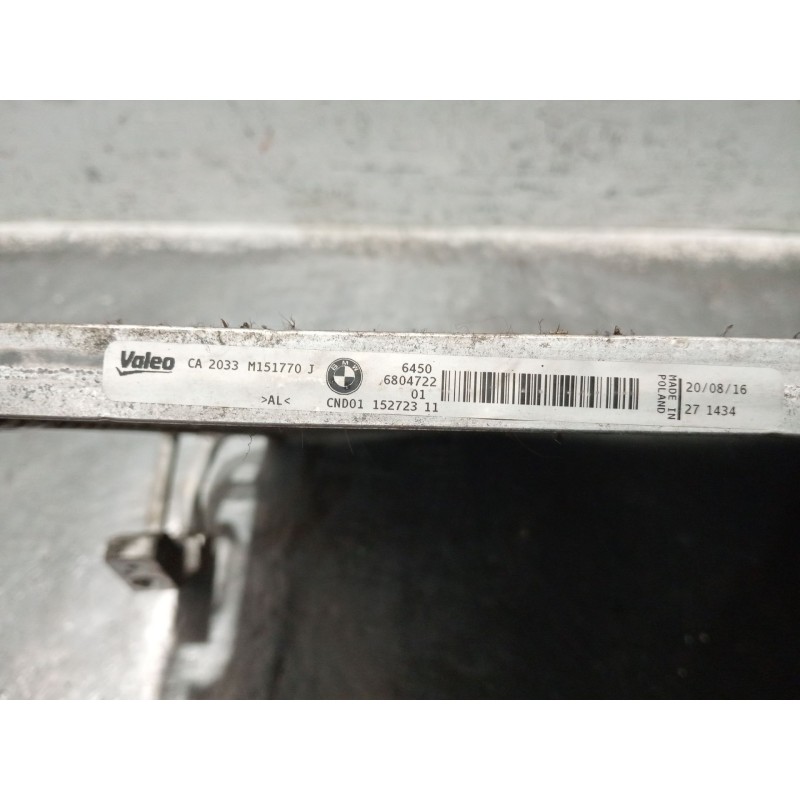 Recambio de condensador / radiador aire acondicionado para bmw serie 3 lim. (f30) referencia OEM IAM 6804722 M151770J 