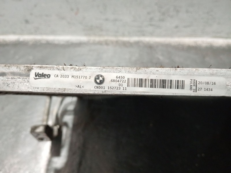 Recambio de condensador / radiador aire acondicionado para bmw serie 3 lim. (f30) referencia OEM IAM 6804722 M151770J 
