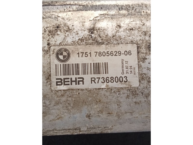 Recambio de intercooler para bmw serie 5 lim. (f10) 525d xdrive referencia OEM IAM 1751780562906 R7368003  