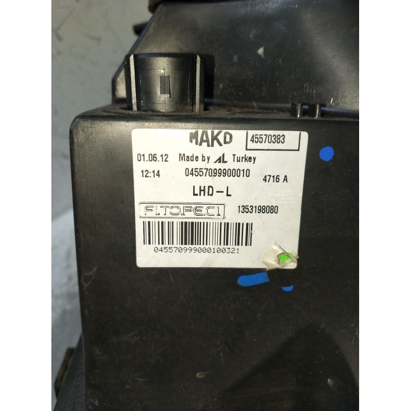 Recambio de faro izquierdo para citroën nemo furgoneta/monovolumen (aa_) 1.3 hdi 75 referencia OEM IAM 04557099900010  