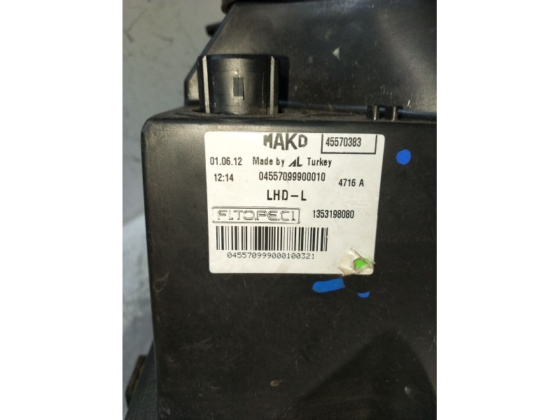 Recambio de faro izquierdo para citroën nemo furgoneta/monovolumen (aa_) 1.3 hdi 75 referencia OEM IAM 04557099900010  