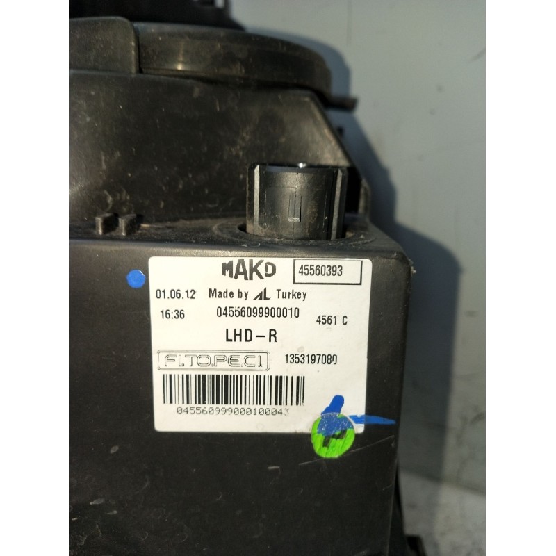 Recambio de faro derecho para citroën nemo furgoneta/monovolumen (aa_) 1.3 hdi 75 referencia OEM IAM 04556099900010  