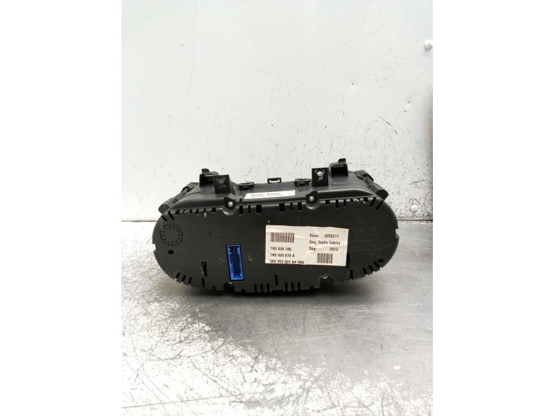 Recambio de cuadro instrumentos para seat alhambra (710, 711) 2.0 tdi referencia OEM IAM 7N5035186 7N5920870A A2C53411891 5k0956