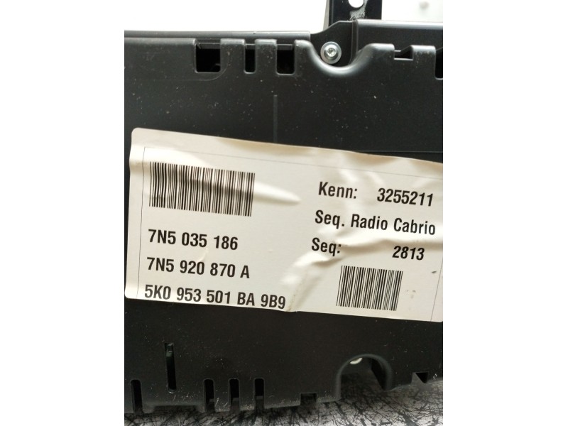 Recambio de cuadro instrumentos para seat alhambra (710, 711) 2.0 tdi referencia OEM IAM 7N5035186 7N5920870A A2C53411891 5k0956