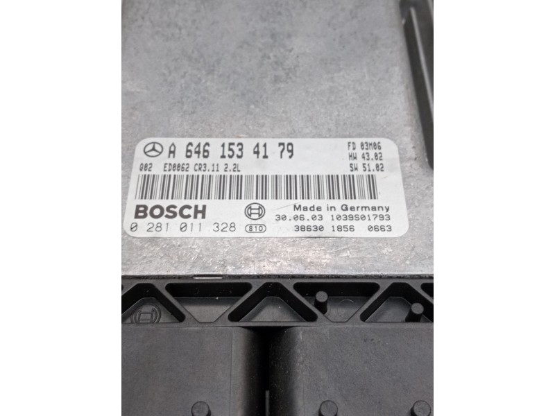 Recambio de centralita motor uce para mercedes-benz clase e (w211) berlina referencia OEM IAM 0281011328 a6461534179  