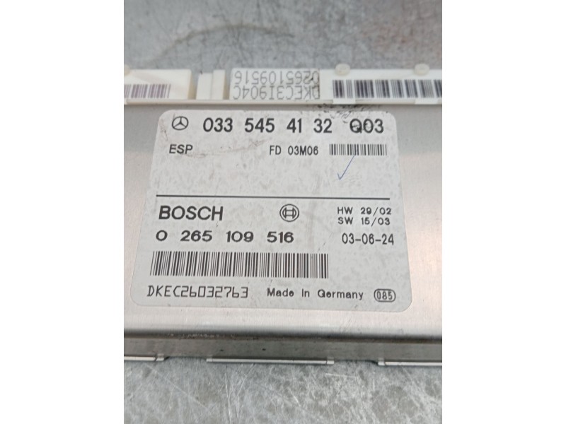 Recambio de centralita abs para mercedes-benz clase e (w211) berlina referencia OEM IAM 0265109516 0335454132  