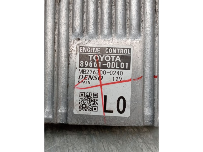 Recambio de centralita motor uce para toyota yaris active referencia OEM IAM 896610dl01 mb2762000240  