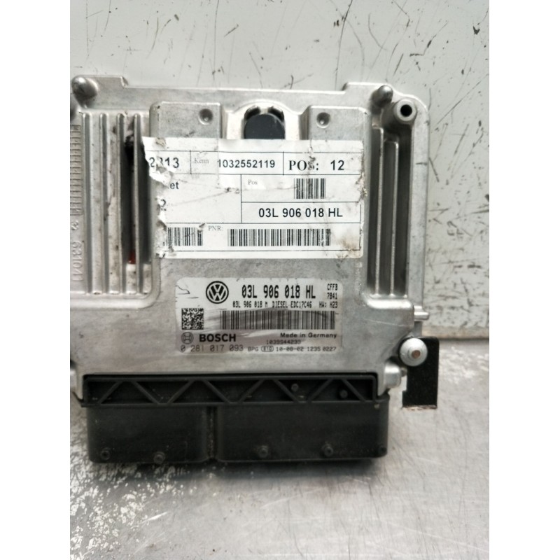 Recambio de centralita motor uce para seat alhambra (710, 711) 2.0 tdi referencia OEM IAM 0281017093 03L906018HL EDC17C46