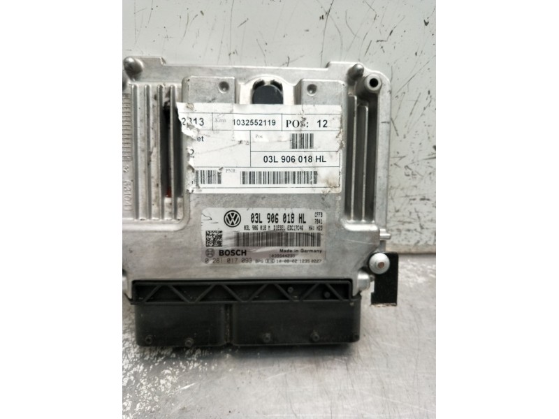 Recambio de centralita motor uce para seat alhambra (710, 711) 2.0 tdi referencia OEM IAM 0281017093 03L906018HL EDC17C46