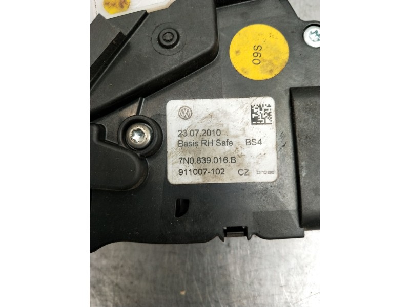 Recambio de motor cierre centralizado trasero derecho para seat alhambra (710, 711) 2.0 tdi referencia OEM IAM 7N0839016B 5p 911