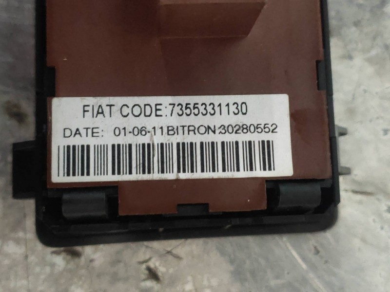 Recambio de mando multifuncion para fiat ducato caja cerrada 33 (06.2006 =>) 150 (rs: 3450 mm) referencia OEM IAM 7355331130  