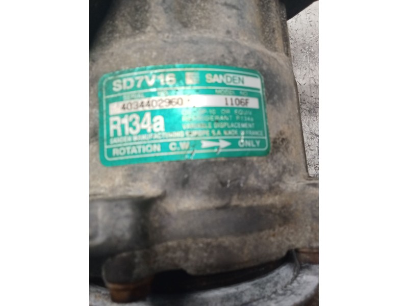 Recambio de compresor aire acondicionado para fiat scudo (222) referencia OEM IAM SD7V16  