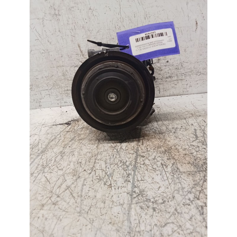 Recambio de compresor aire acondicionado para nissan qashqai ii (j11, j11_) 1.5 dci referencia OEM IAM 926004EADA  