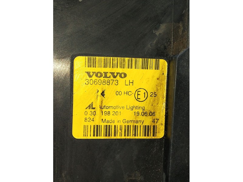Recambio de faro izquierdo para volvo s40 berlina 1.6 d kinetic referencia OEM IAM 30698873LH  