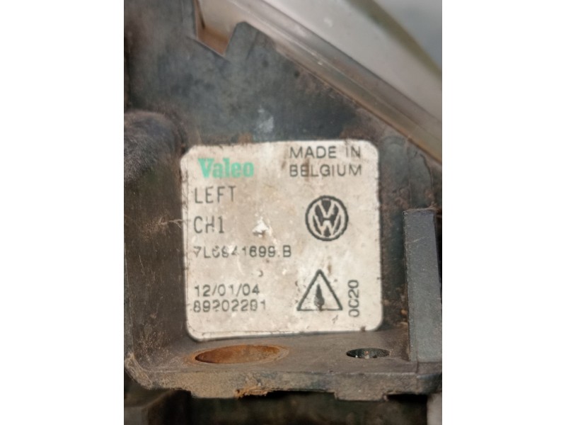 Recambio de faro antiniebla izquierdo para volkswagen touareg (7la) tdi r5 referencia OEM IAM 7l0941699b 89202291  