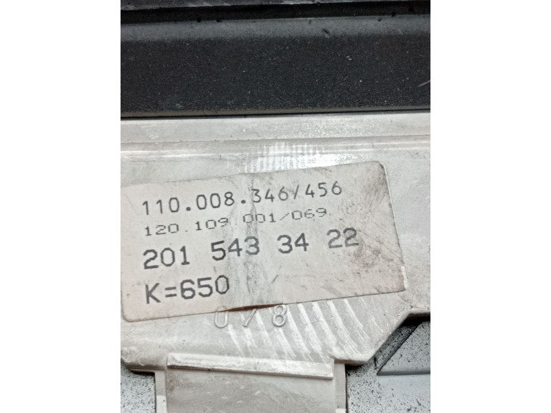 Recambio de cuadro instrumentos para mercedes-benz clase c (w201) berlina referencia OEM IAM 2015433422 110008346 120109001  