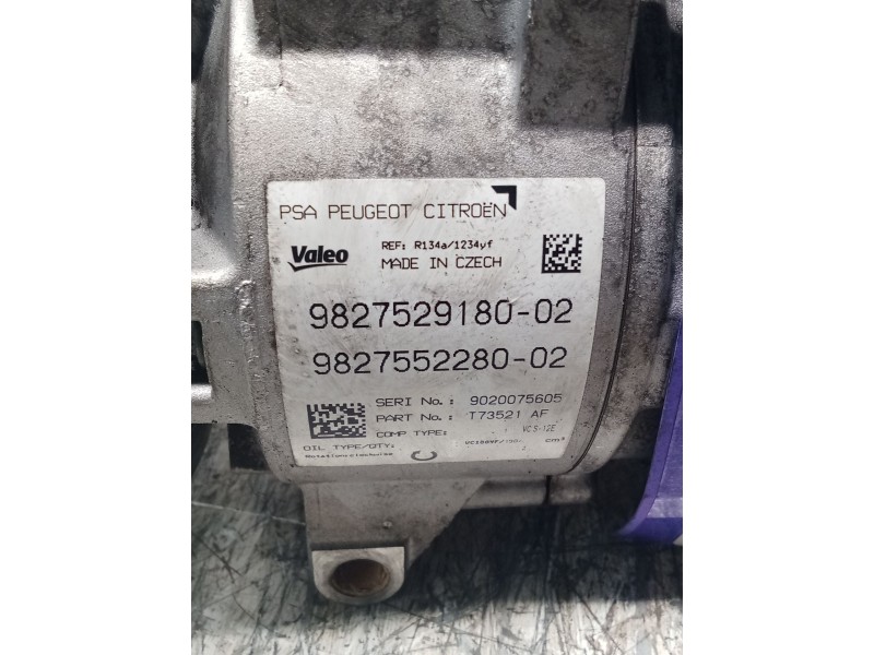 Recambio de compresor aire acondicionado para citroën c4 spacetourer 1.2 referencia OEM IAM 982755228002 982752918002 
