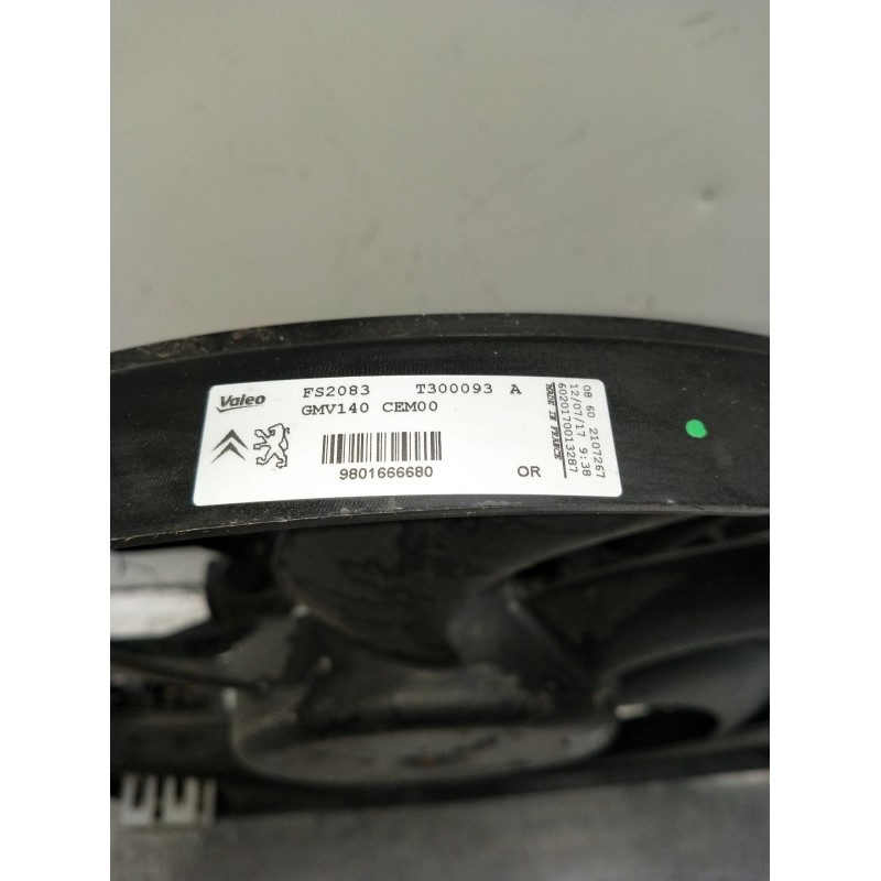Recambio de electroventilador para peugeot 208 referencia OEM IAM 980166680 T300093A 