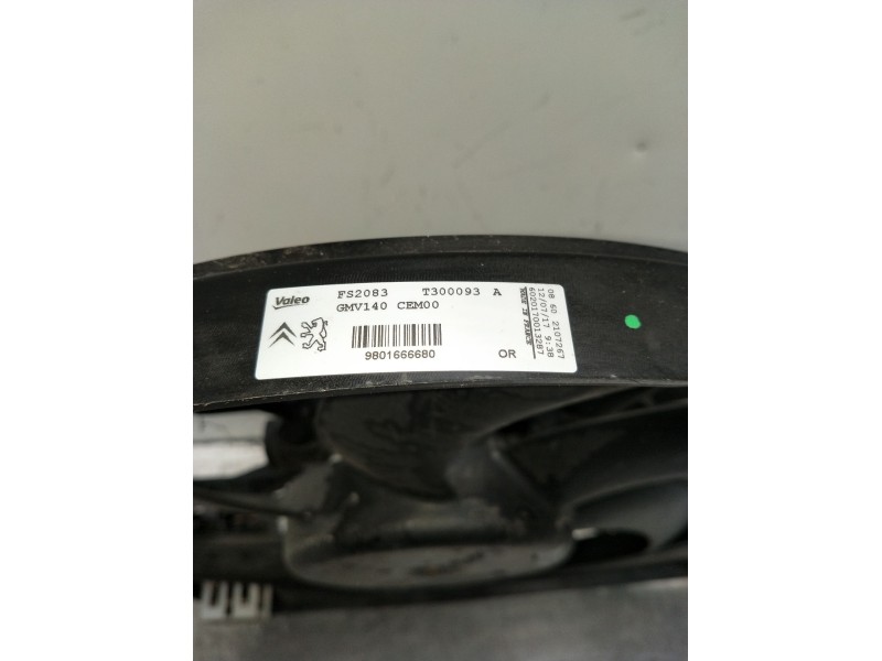 Recambio de electroventilador para peugeot 208 referencia OEM IAM 980166680 T300093A 