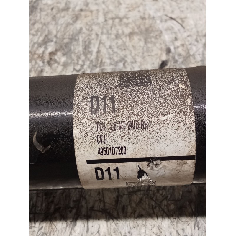 Recambio de transmision delantera derecha para kia sportage iv (ql, qle) 1.6 gdi referencia OEM IAM D11TG2W431VR 4950107200 
