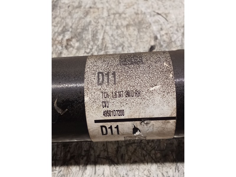 Recambio de transmision delantera derecha para kia sportage iv (ql, qle) 1.6 gdi referencia OEM IAM D11TG2W431VR 4950107200 