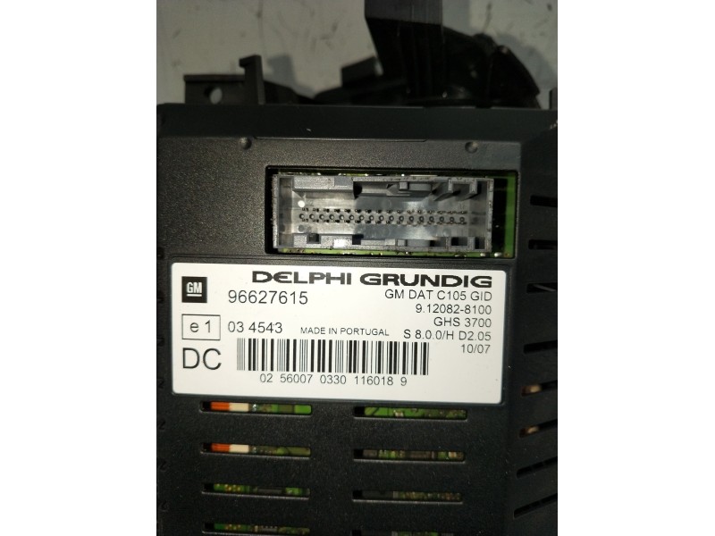 Recambio de pantalla multifuncion para opel antara cosmo 4x4 referencia OEM IAM 96627615  