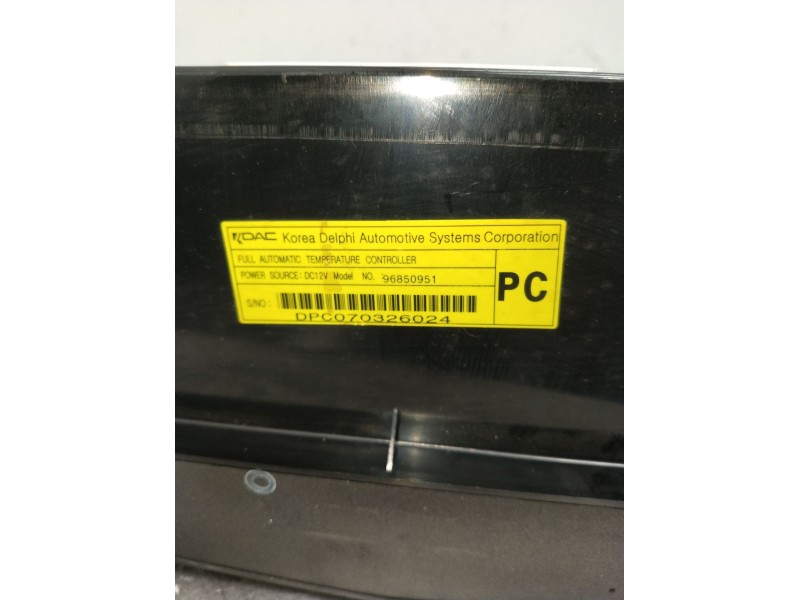 Recambio de mando calefaccion / aire acondicionado para opel antara cosmo 4x4 referencia OEM IAM 96850951 DPC070326024 