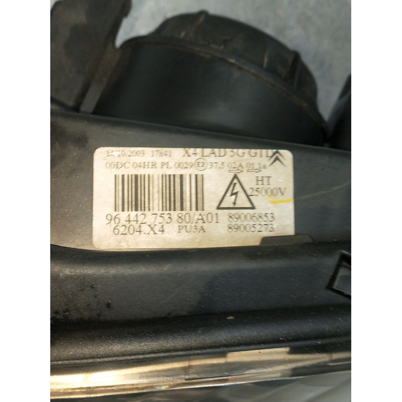 Recambio de faro izquierdo para citroën c5 berlina referencia OEM IAM 9644275380  