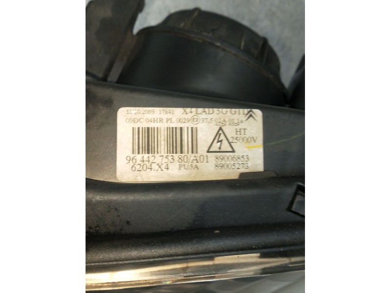 Recambio de faro izquierdo para citroën c5 berlina referencia OEM IAM 9644275380  