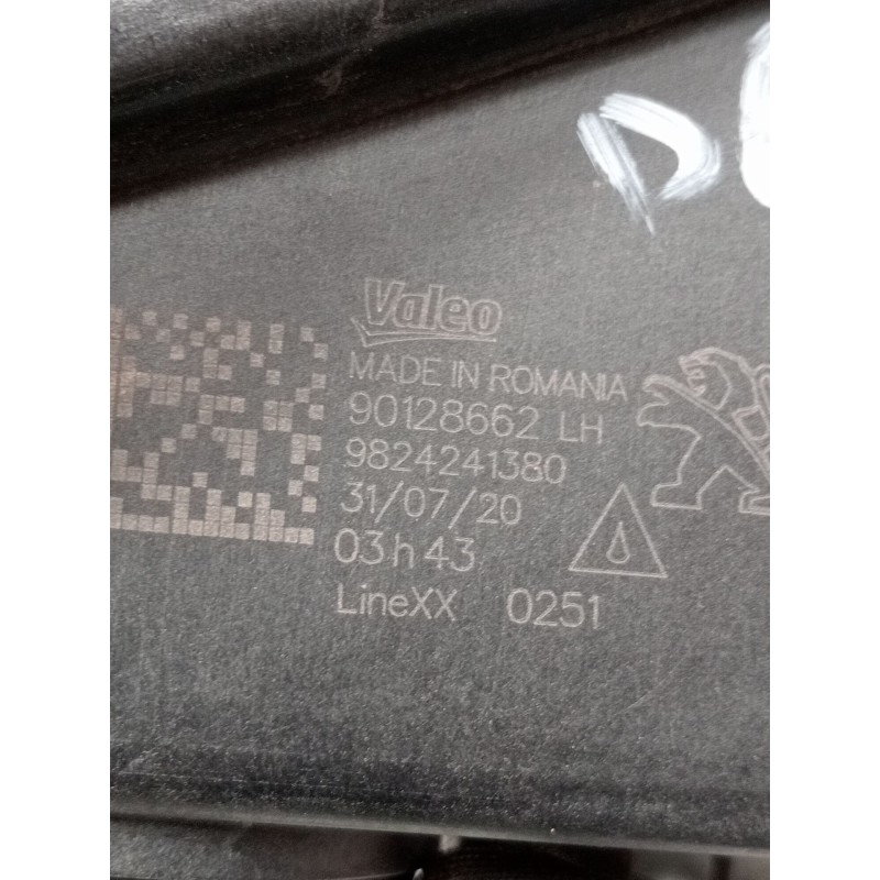 Recambio de piloto delantero izquierdo para peugeot 2008 i van (cu_) bluehdi 100 (cuyhym) referencia OEM IAM 9824241380 90128662