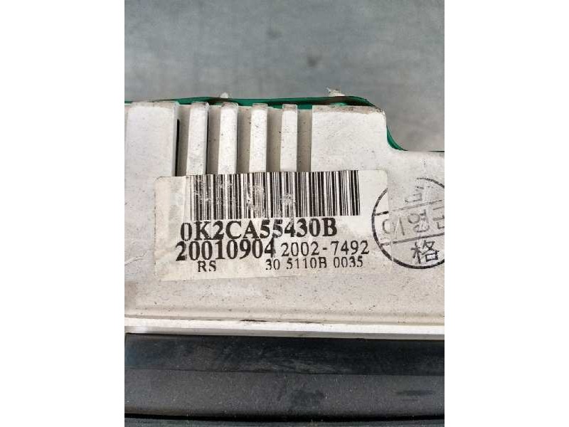 Recambio de cuadro instrumentos para kia carens 1.8 cat referencia OEM IAM 0K2CA55430B 20027492 305110B0035