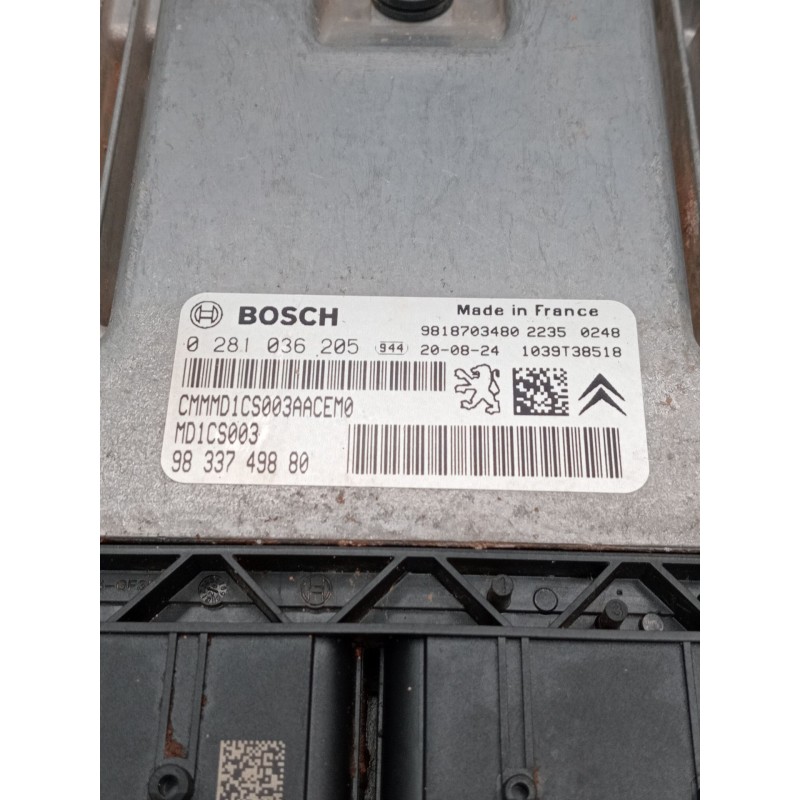 Recambio de centralita motor uce para peugeot 2008 i van (cu_) bluehdi 100 (cuyhym) referencia OEM IAM   