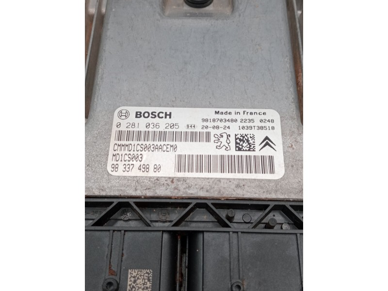 Recambio de centralita motor uce para peugeot 2008 i van (cu_) bluehdi 100 (cuyhym) referencia OEM IAM   
