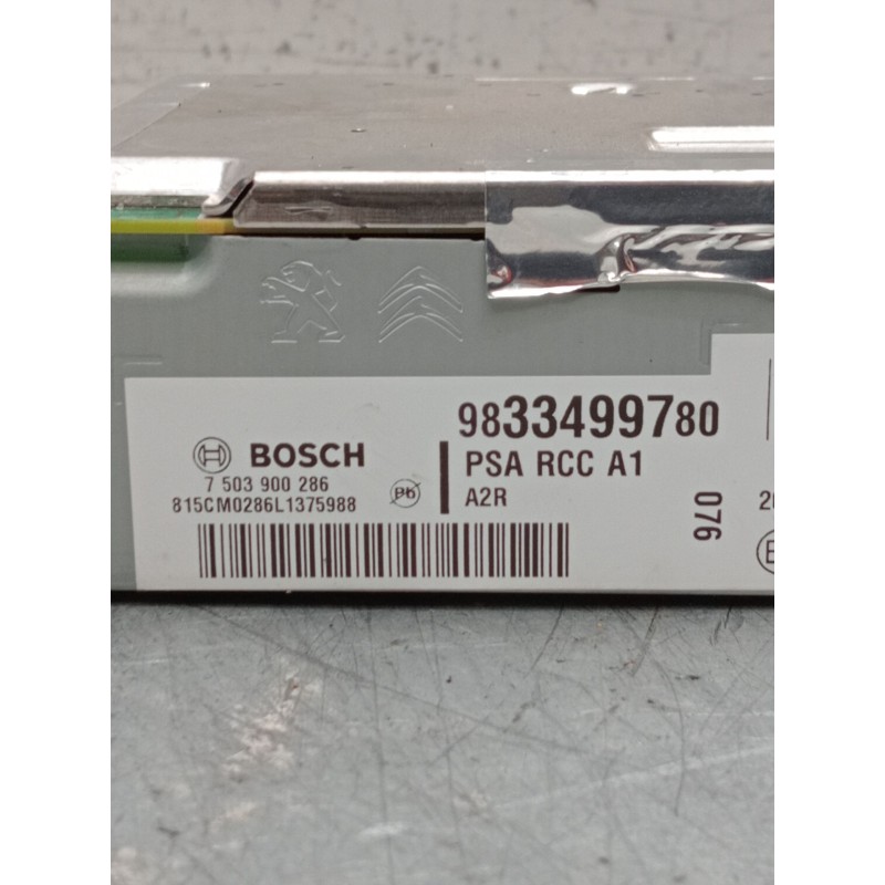 Recambio de sistema navegacion gps para peugeot 2008 i van (cu_) bluehdi 100 (cuyhym) referencia OEM IAM 9833499780 7503900286  